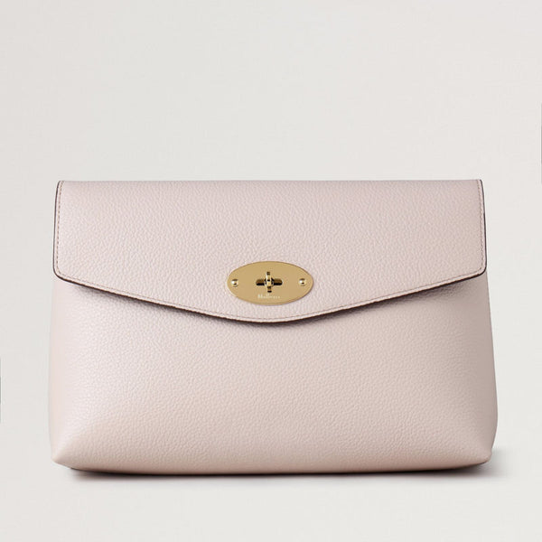 MULBERRY Large Darley Cosmetic Pouch in Blossom Pink