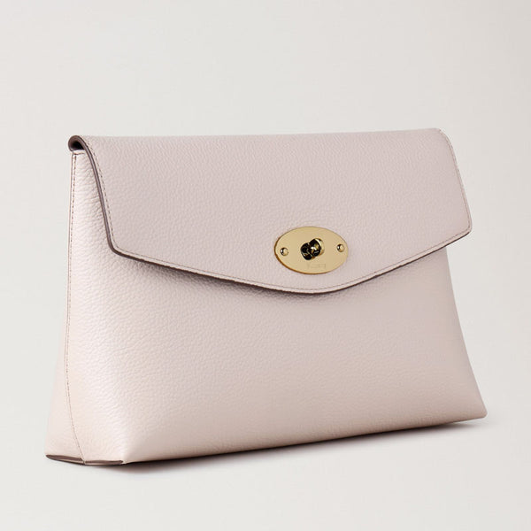 MULBERRY Large Darley Cosmetic Pouch in Blossom Pink