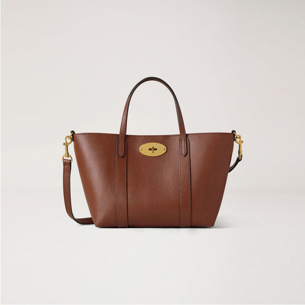 MULBERRY Mini Bayswater Tote Two Tone Small Classic Grain in Oak