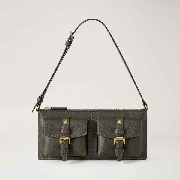 MULBERRY Mini Roxanne Shoulder Bag in Juniper Green Heritage NVT