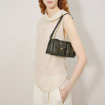 MULBERRY Mini Roxanne Shoulder Bag in Juniper Green Heritage NVT