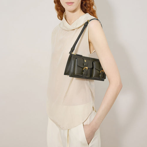 MULBERRY Mini Roxanne Shoulder Bag in Juniper Green Heritage NVT