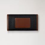 MULBERRY Darley Scotchgrain Wallet  in Black-Cognac