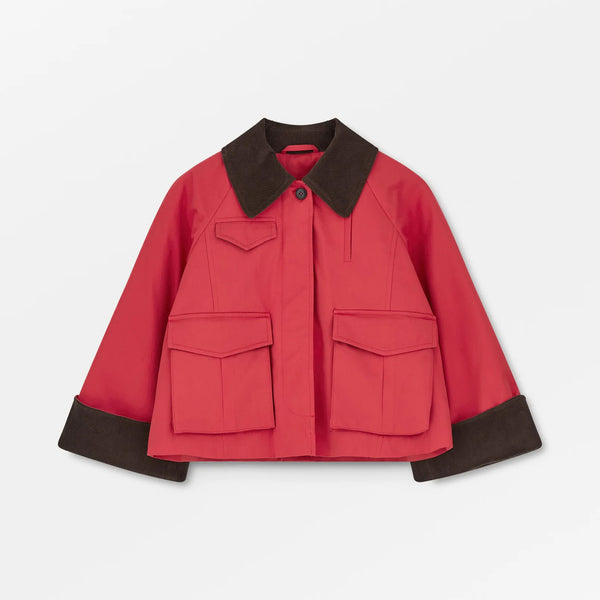 SKALL Gaby City jacket in Aurora Red