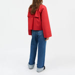 SKALL Gaby City jacket in Aurora Red