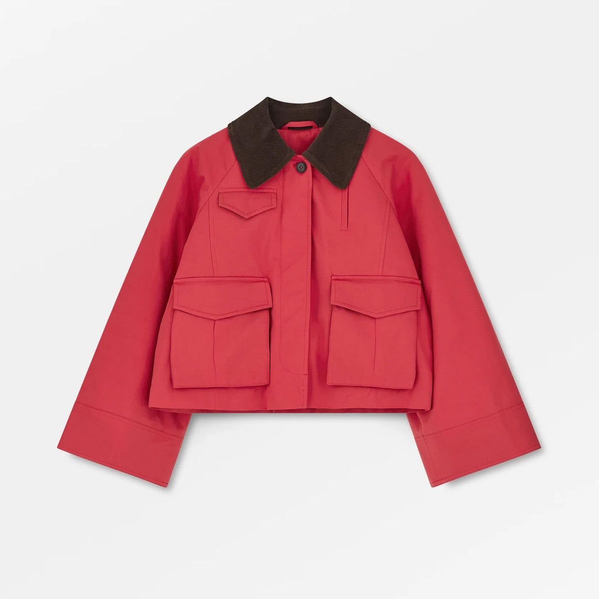SKALL Gaby City jacket in Aurora Red