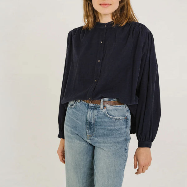 SACRECOEUR Giannita Shirt in Marine