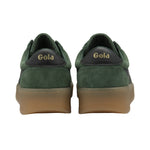 GOLA Grandslam Suede Trainer in Evergreen/Black/Gum