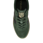 GOLA Grandslam Suede Trainer in Evergreen/Black/Gum