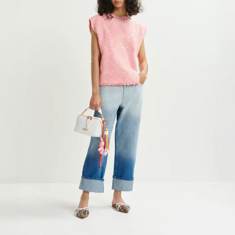 ESSENTIEL ANTWERP Habille Dip Dye Jeans in Aqua Blue