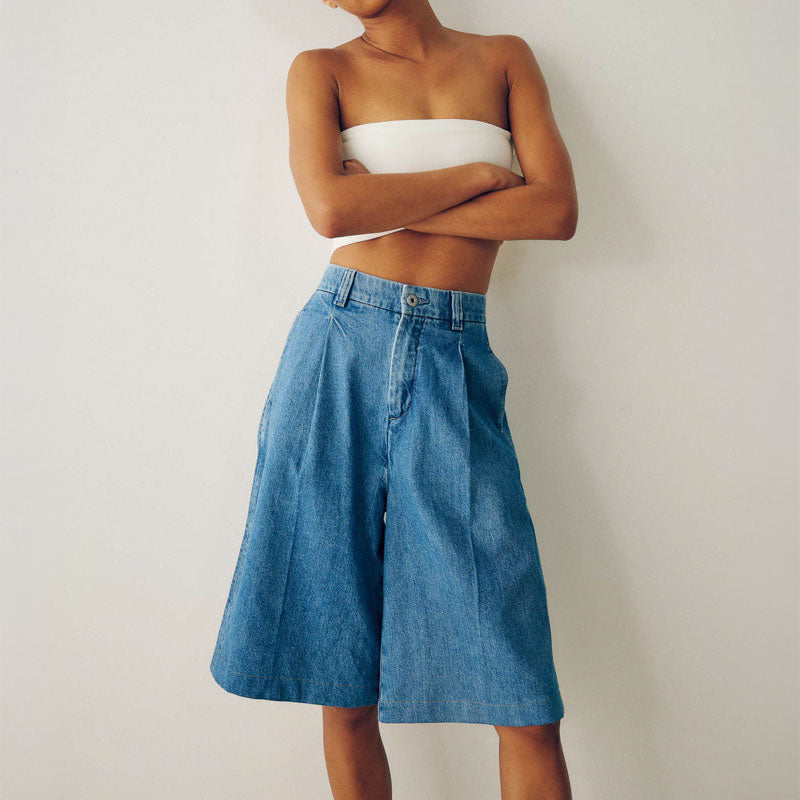 DL1961 Hepburn High Rise Jean Short in Great Falls