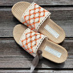 LES MAURICETTES Hermaline Sandals in Orange