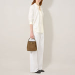 MULBERRY Islington Bucket Suede Handbag in Salcombe Sand