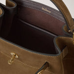 MULBERRY Islington Bucket Suede Handbag in Salcombe Sand