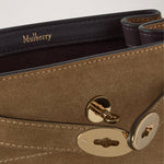 MULBERRY Islington Bucket Suede Handbag in Salcombe Sand