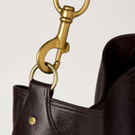MULBERRY Hackney Shiny Buffalo Shoulder Bag in Ebony