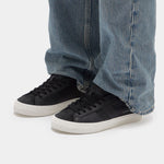 D.A.T.E Hill Low Vintage Calf Sneakers in Black