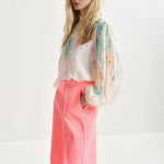 ESSENTIEL ANTWERP Hitrus Appliqued Detail Top in Off White
