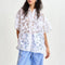ESSENTIEL ANTWERP Hok Lace Oversized Shirt  in White