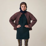 MOISMONT Irma No227 Merino Wool Hood in Magic Blue