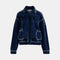 ESSENTIEL ANTWERP Ihoops Cardigan with Bow in Navy