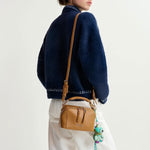 ESSENTIEL ANTWERP Ihoops Cardigan with Bow in Navy