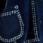 ESSENTIEL ANTWERP Ihoops Cardigan with Bow in Navy
