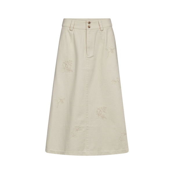 MOS MOSH MMLani Rinna Embroidered Skirt in Clay