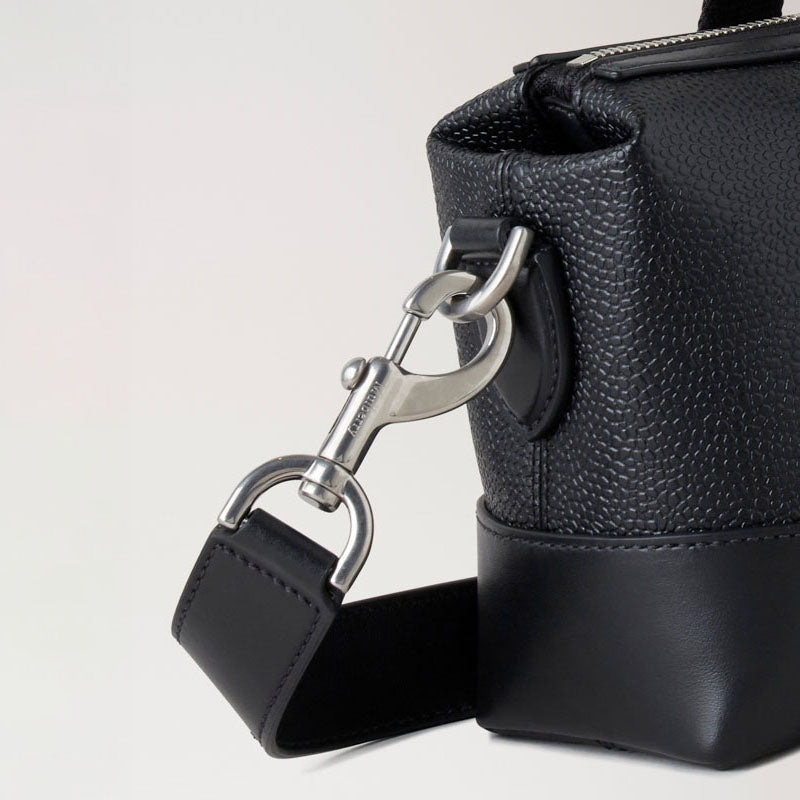 MULBERRY Mini Crossbody Clipper Eco Scotchgrain in Black