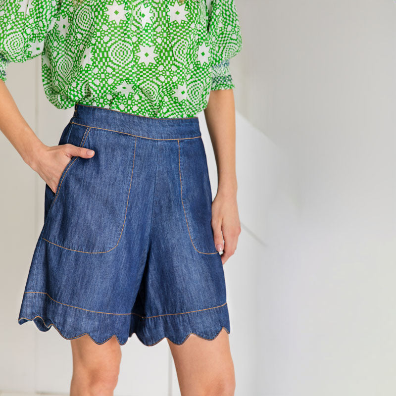 BONTE Hugo Short in Mid Wash Denim