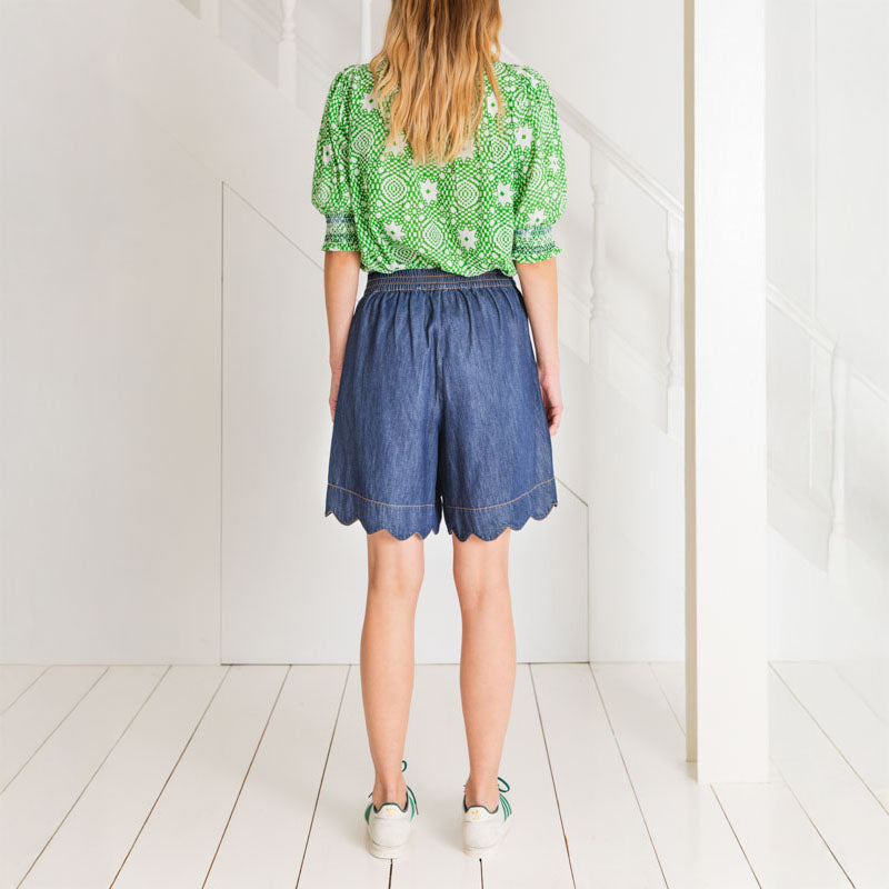 BONTE Hugo Short in Mid Wash Denim