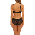 WACOAL Halo Lace Bikini Brief in Black