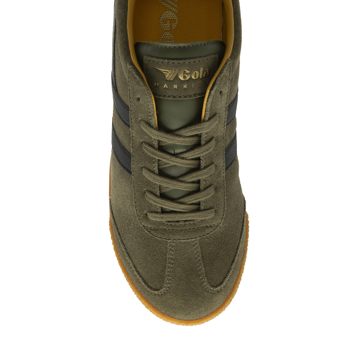 GOLA Harrier Trainer in Khaki/Black/Sun