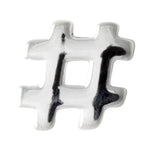 LULU COPENHAGEN Hashtag Earring in Silver