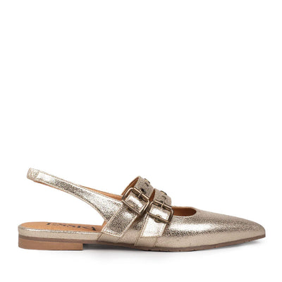 ESSKA Hope Sling Back Shoes in Vegan Platinum
