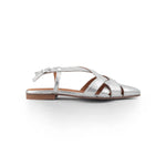 ESSKA Heidi Flat Sling Back Shoes in Silver