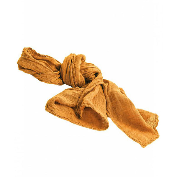 COULEUR CHANVRE Hemp Scarf in Ambre