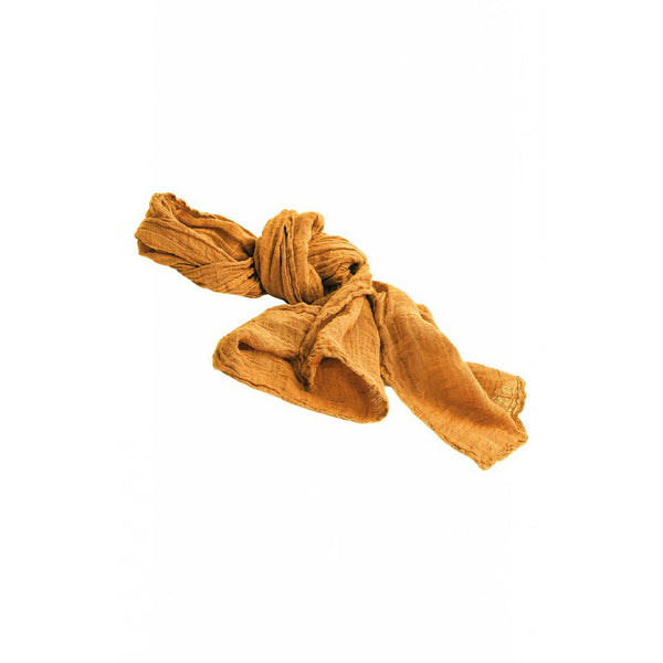 COULEUR CHANVRE Hemp Scarf in Amber