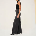 DL1961 Hepburn Wide Leg Jeans in Dark Haze
