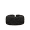HELEN MOORE Faux Sheepskin Huff Headband in Slate