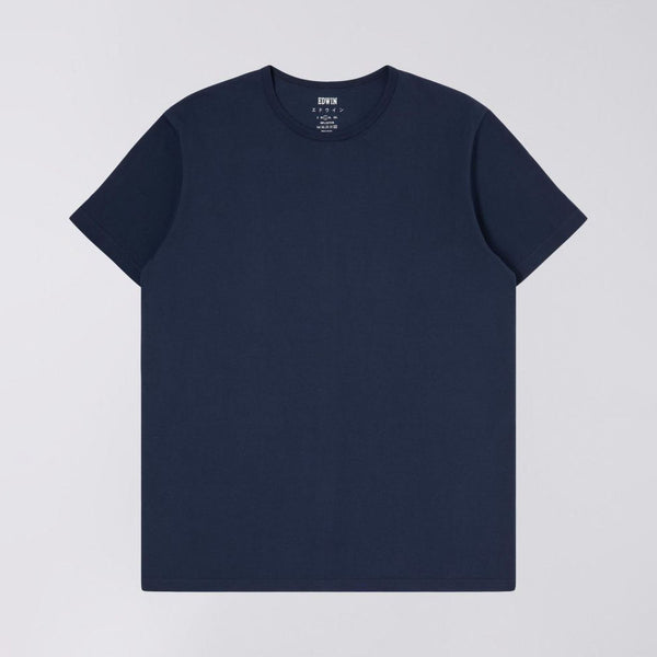 EDWIN Double Pack T-Shirt in Navy