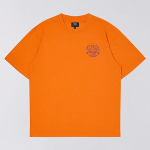 Edwin Music Channel T-Shirt in Orange Tiger