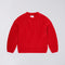 EDWIN Dun Textured Sweater in Fiery Red