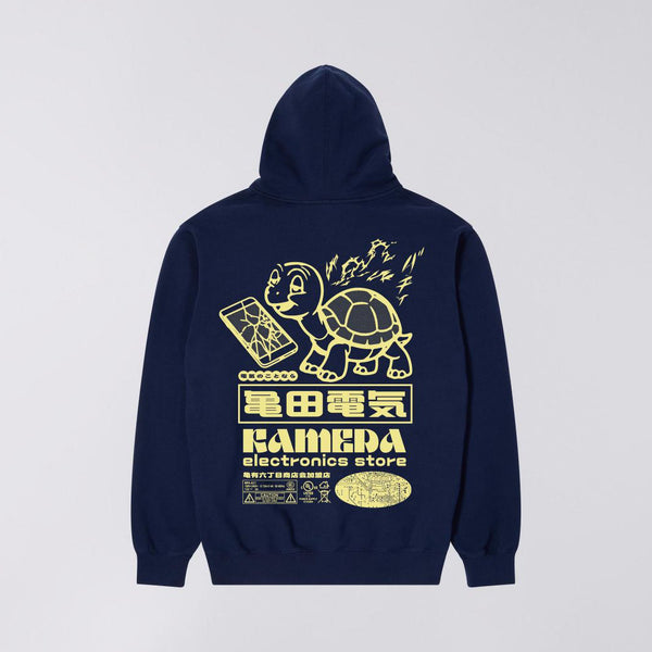 EDWIN Kamera Hoodie Sweat in Maritime Blue