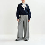 ESSENTIEL ANTWERP Ibernatus Embroidered Sweat in Navy
