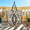 EN SHALLA Large Aztec Tote Bag  in Black