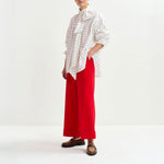 ESSENTIEL ANTWERP Imoverit Pussy Bow Tie Shirt in Off White