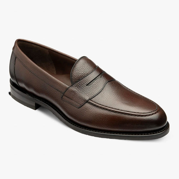 LOAKE Imperial Saddle Loafer in Dark Brown