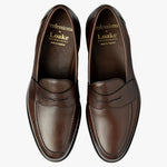 LOAKE Imperial Saddle Loafer in Dark Brown