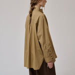 ANNE-MI Irissa Oversize Shirt in Ermine